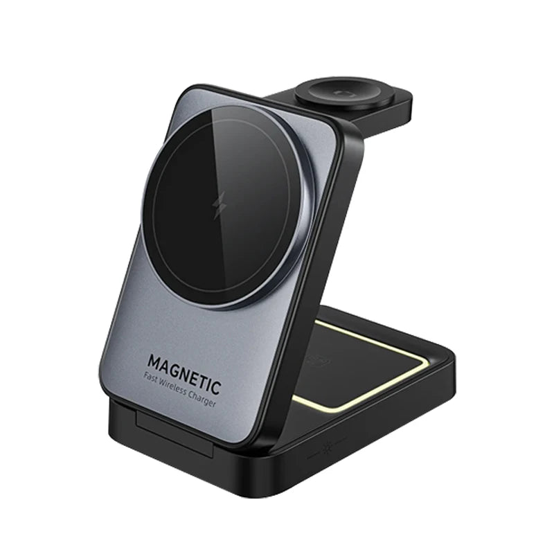 3 In 1 Compact Wireless Charger - Voltix