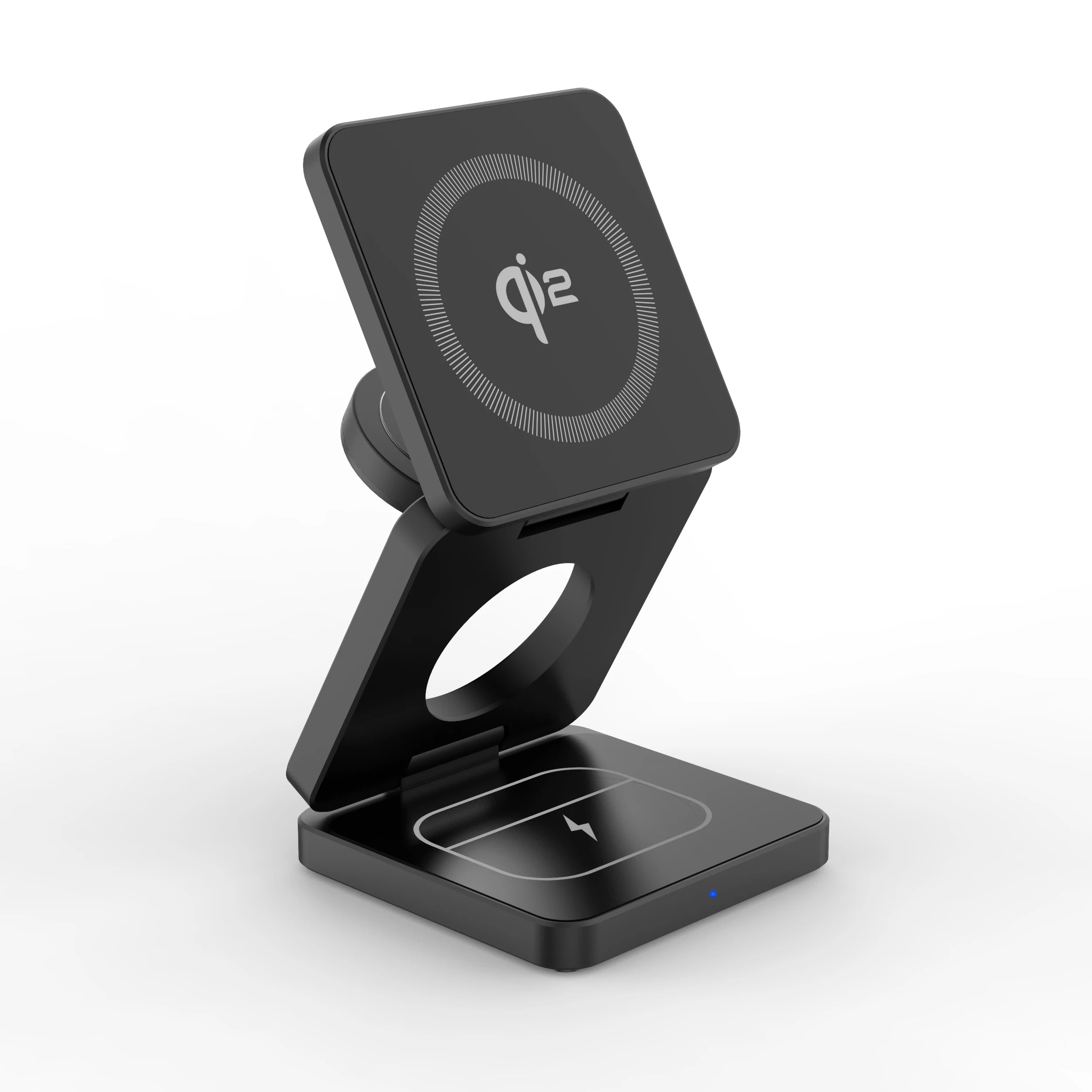 Compact Folding 3-in-1 Wireless Charger - Voltix