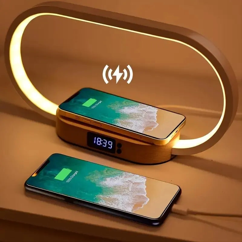 Charging Stand with LED Light & Digital Clock - Voltix