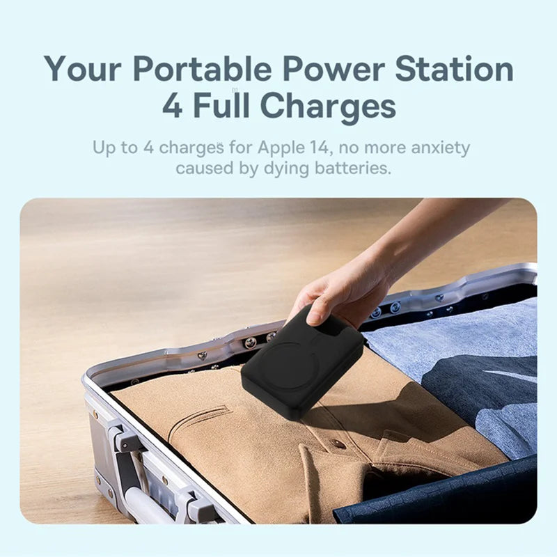 BASEUS Magsafe Power Bank - Wireless & Wired Charging - Voltix