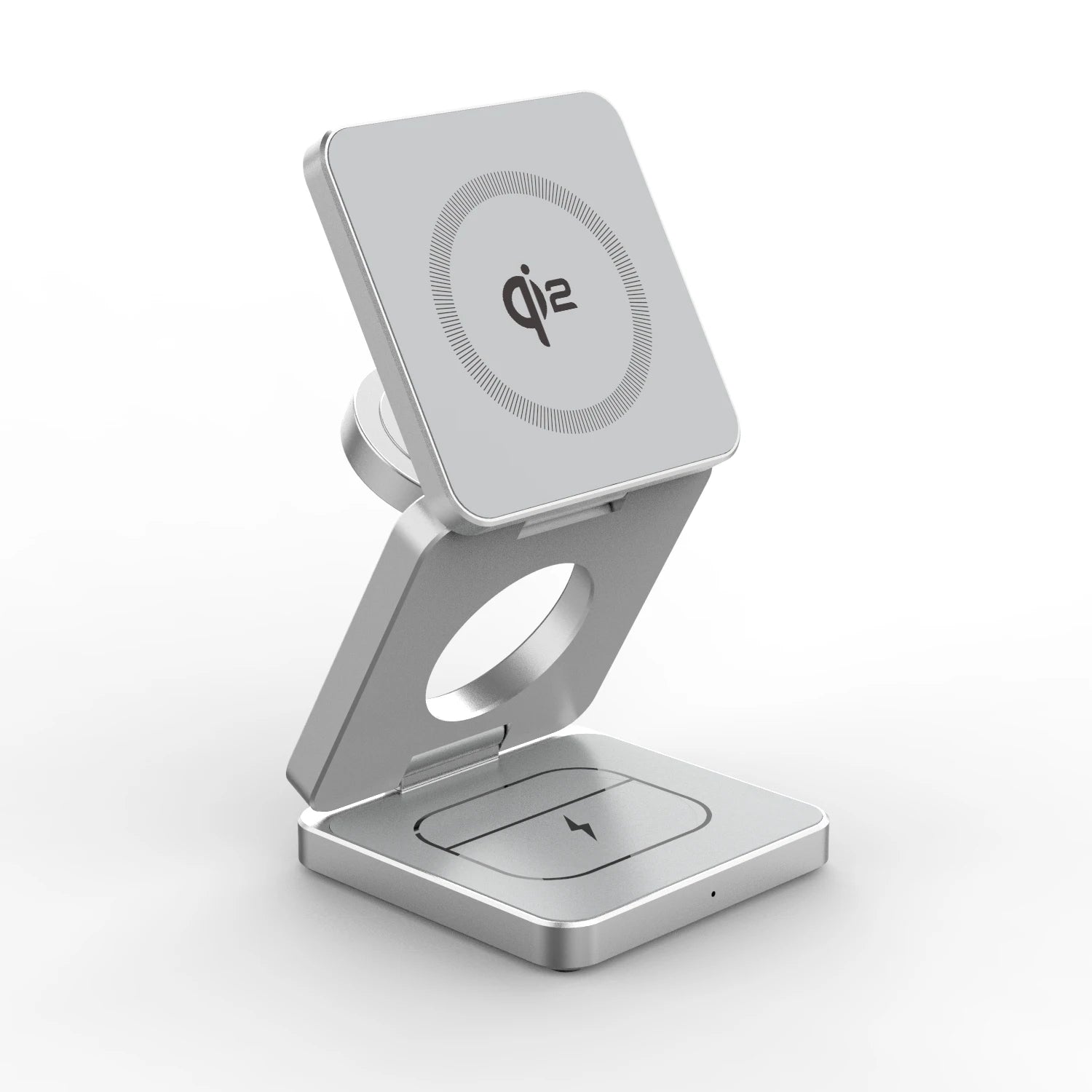 Compact Folding 3-in-1 Wireless Charger - Voltix