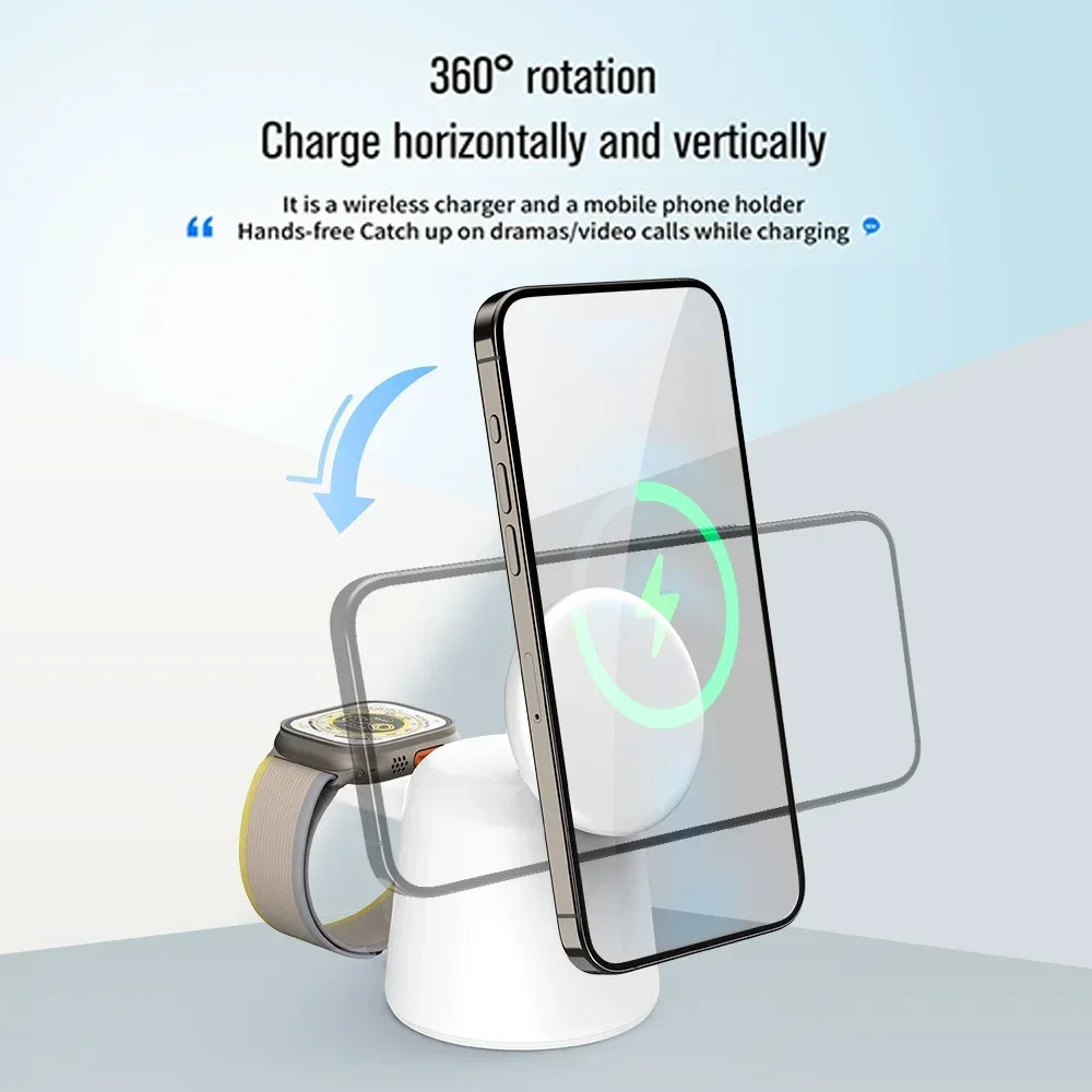 Minimalistic 3 IN 1 Charging Station - Voltix