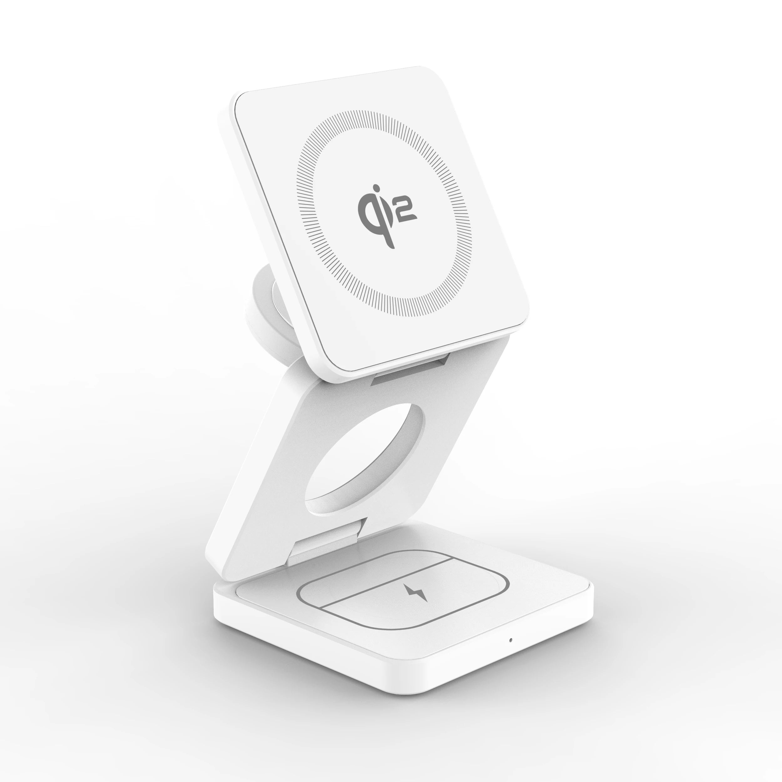 Compact Folding 3-in-1 Wireless Charger - Voltix