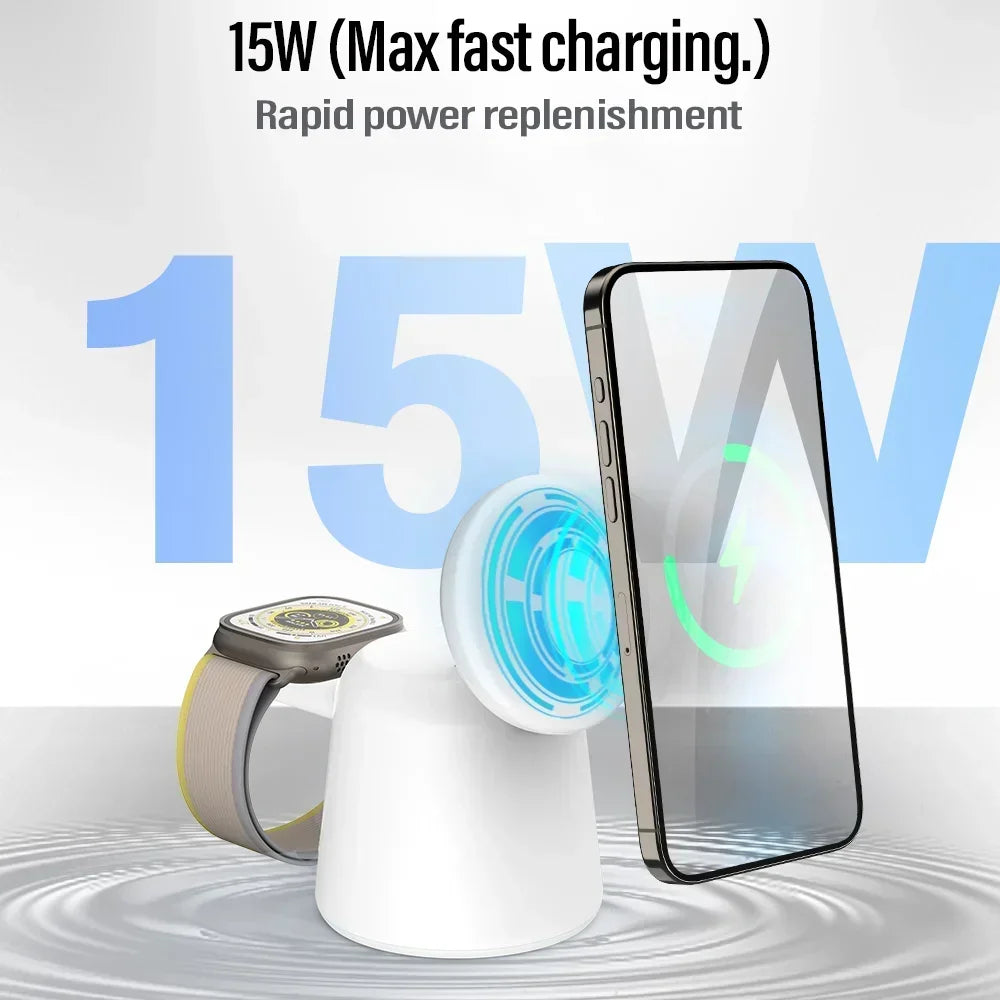 Minimalistic 3 IN 1 Charging Station - Voltix