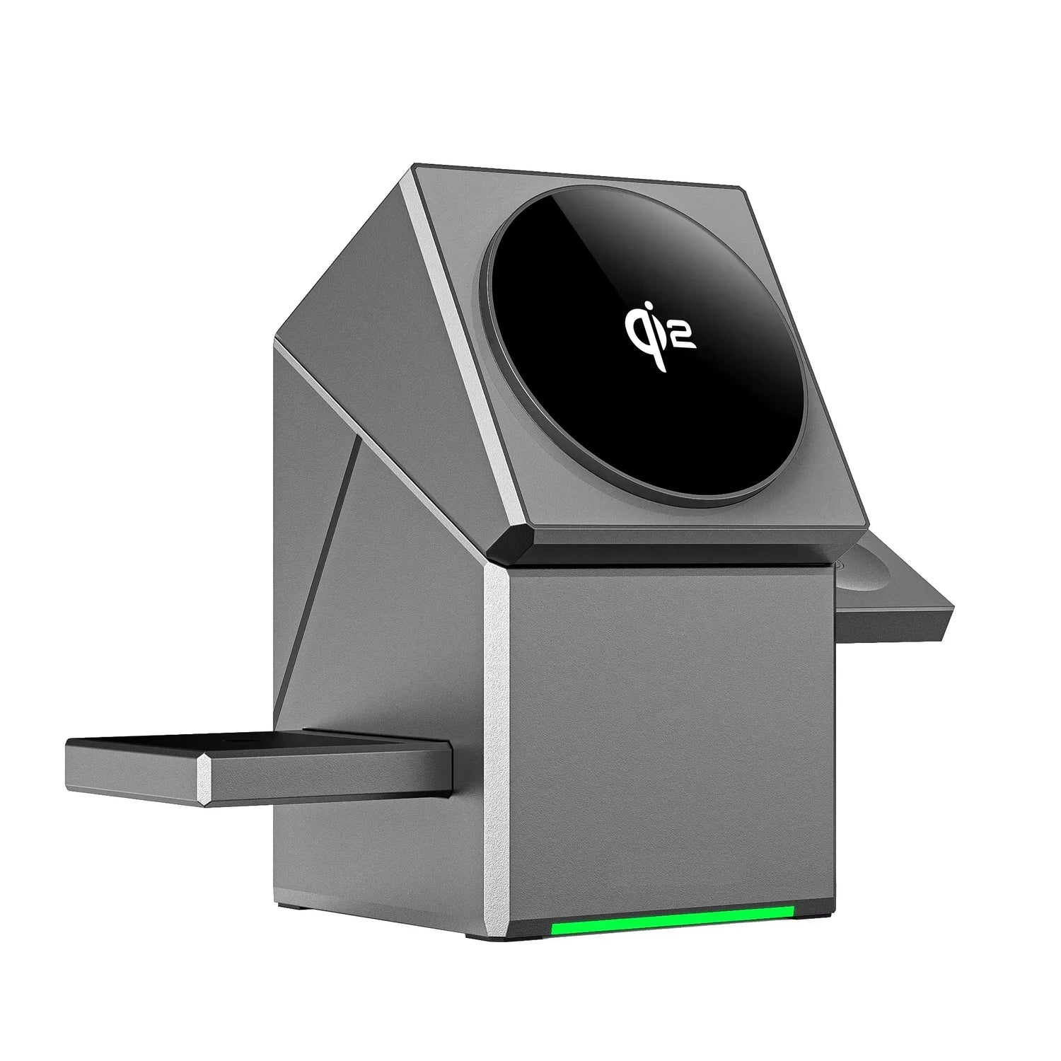 Exclucive 3 in 1 Wireless Charger with Auto-Rotating Phone Dock - Voltix