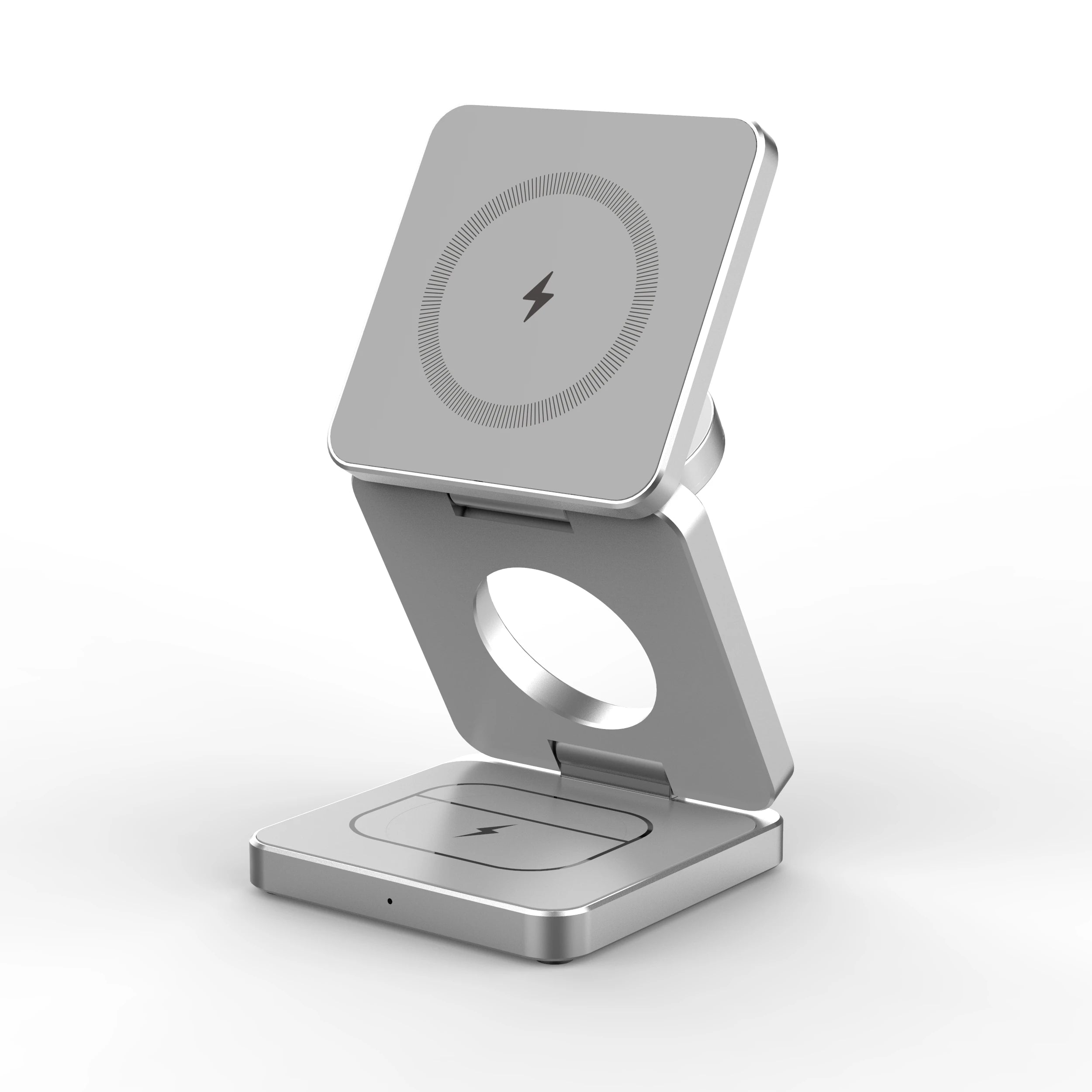 Compact Folding 3-in-1 Wireless Charger - Voltix