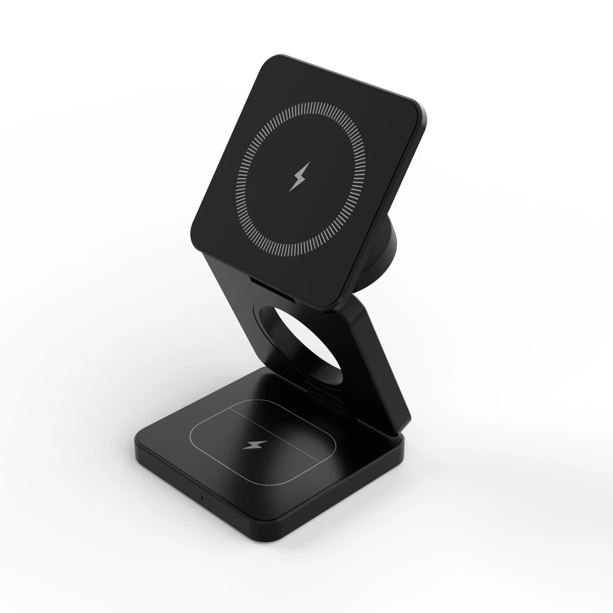 Compact Folding 3-in-1 Wireless Charger - Voltix