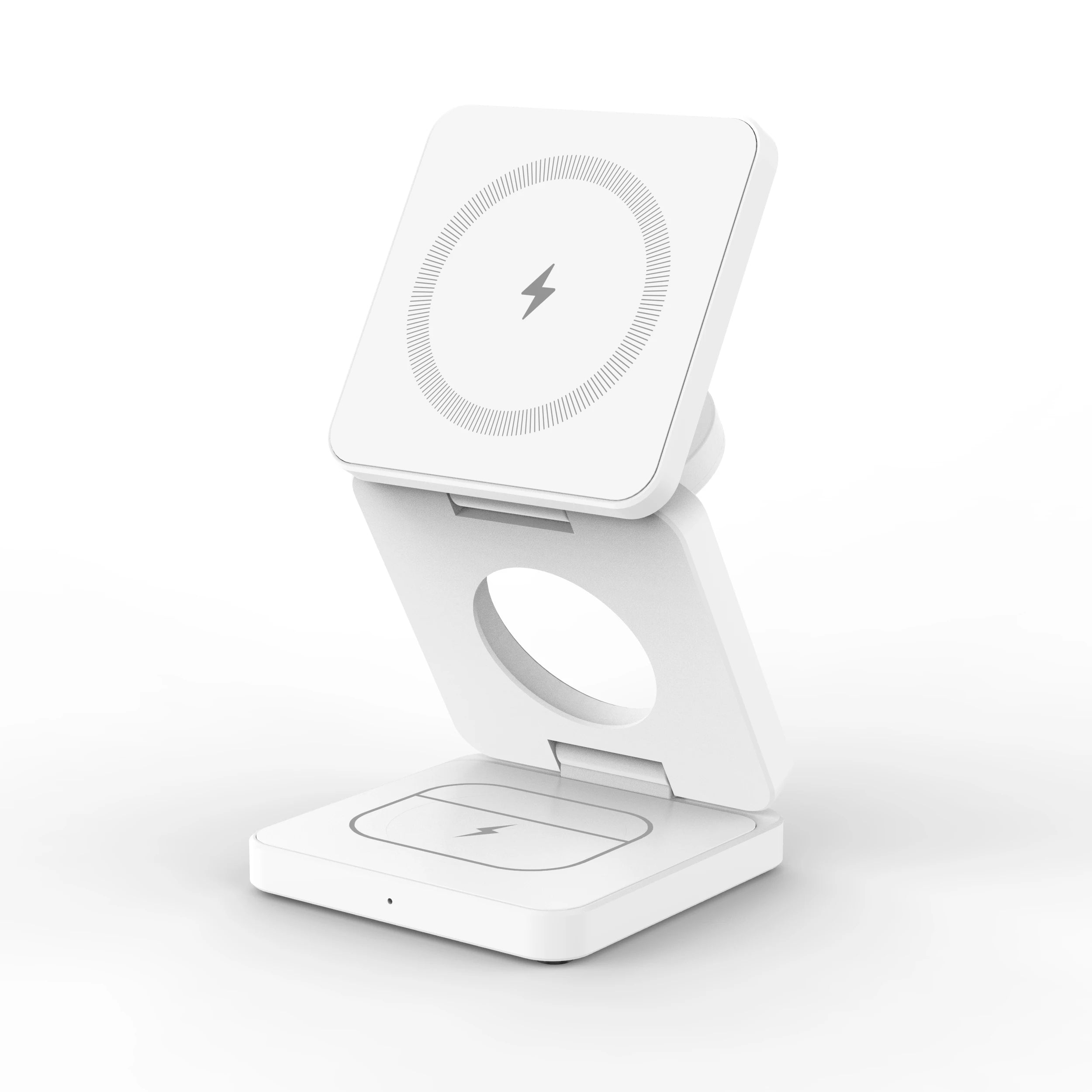 Compact Folding 3-in-1 Wireless Charger - Voltix