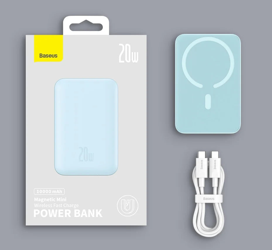 BASEUS Magsafe Power Bank - Wireless & Wired Charging - Voltix