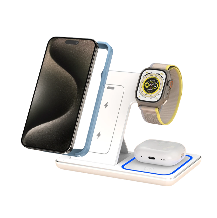 3 in 1 Wireless Charging Station - Voltix